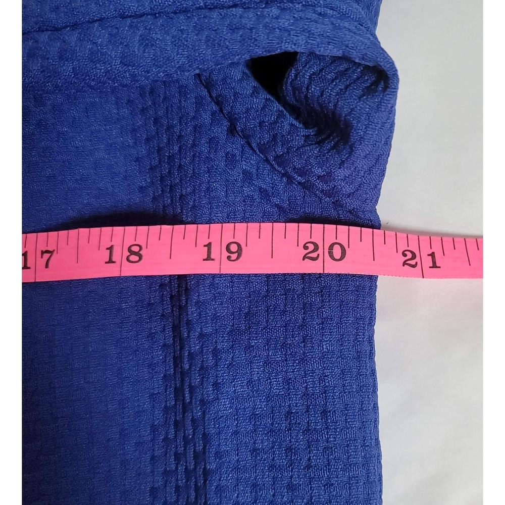 Bob Mackie Wearable Art Jacket Womens Medium Blue Zip Front Textured Pockets NWT - Picture 10 of 11